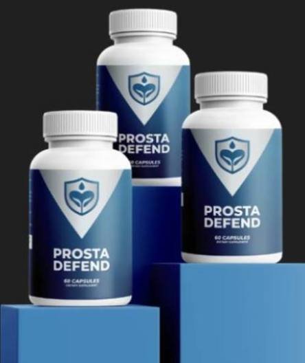 Explanation of Prosta Defend supplement designed to promote normal urinary flow, restful sleep, and male vitality